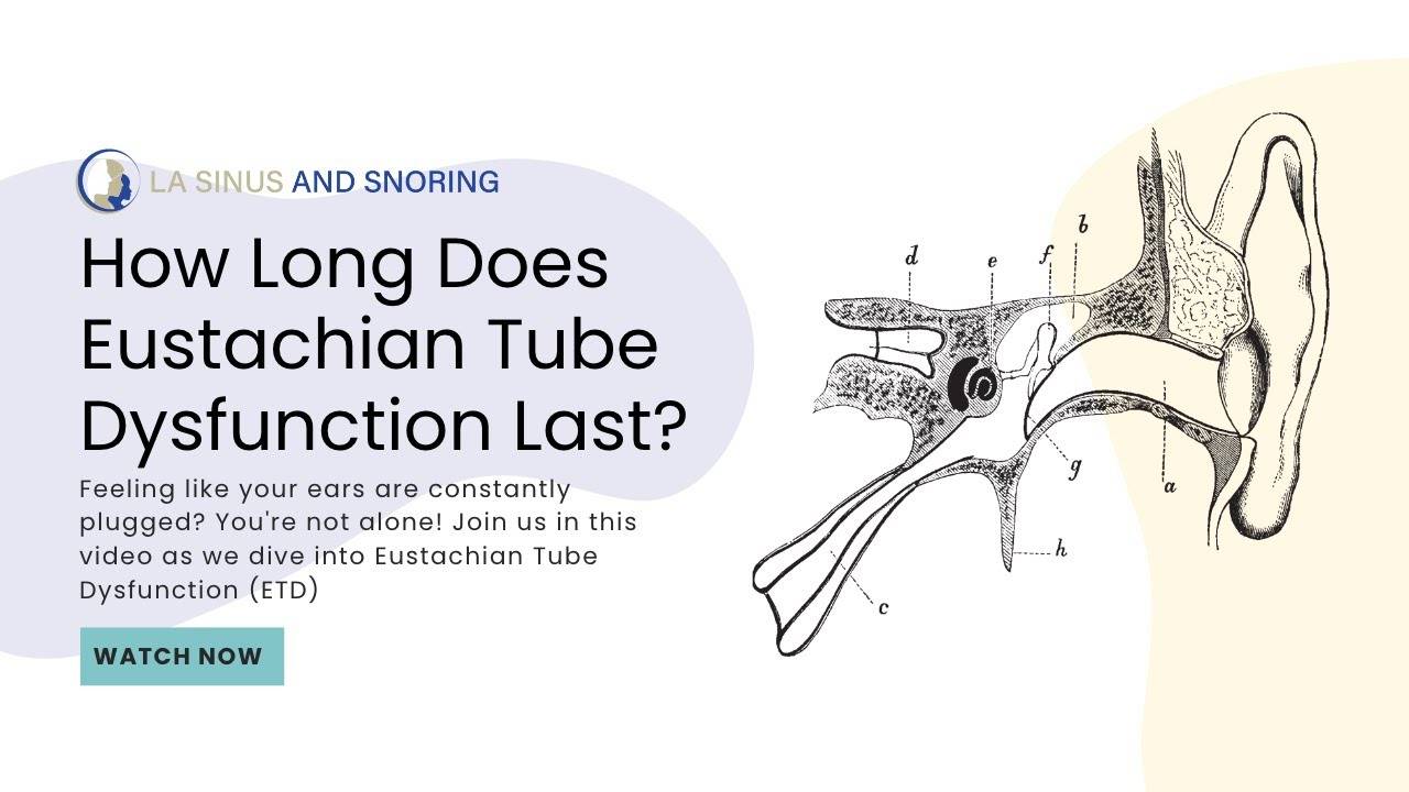 Blocked Eustachian Tube Ear Fullness After Sinus Surgery For Fluid